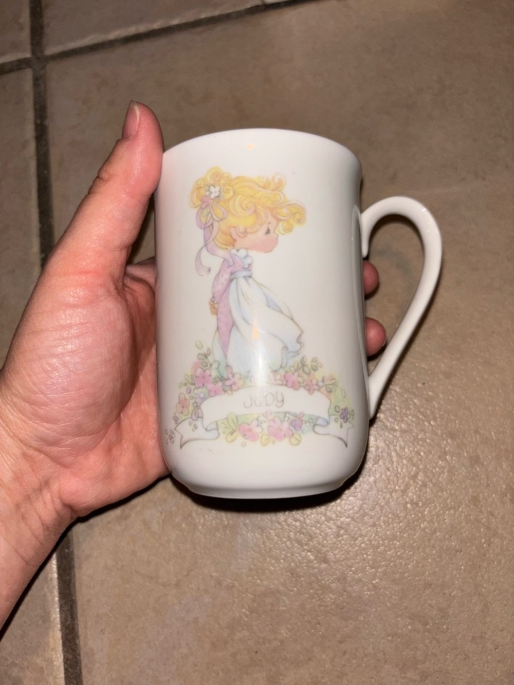 Vintage 1989 Enesco Precious Moments Personalized Judy